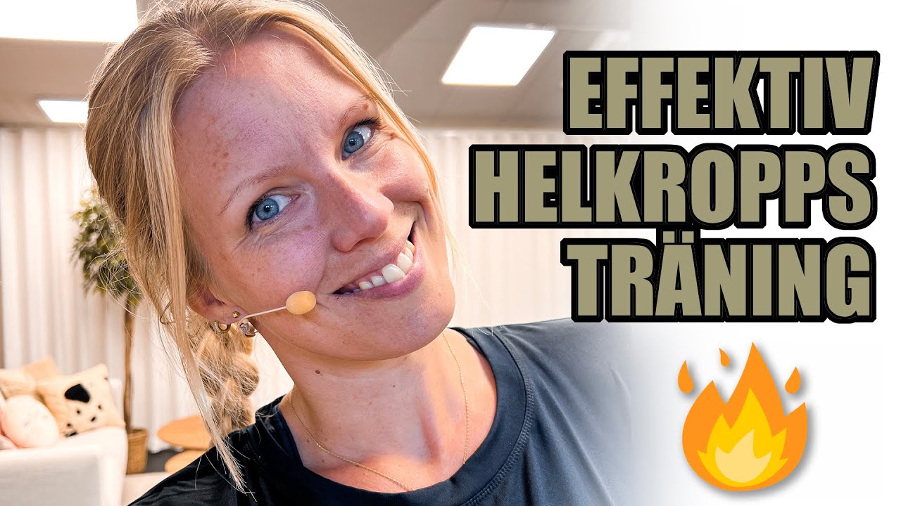 16 MINUTER helkroppsträning - du måste testa!