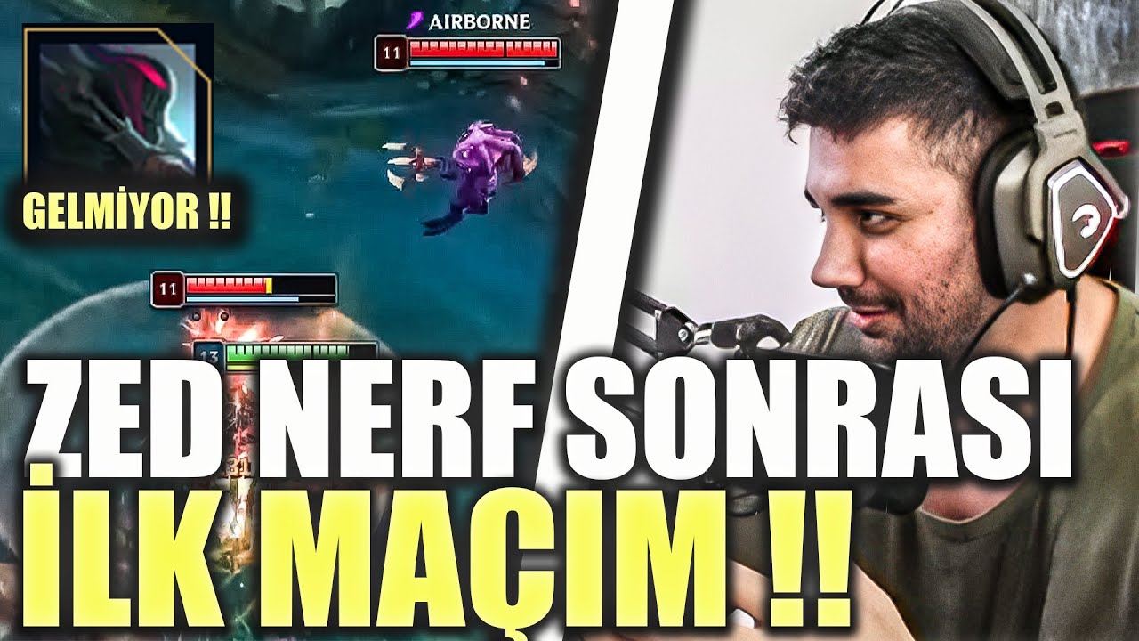 NERF SONRASI ZED BİTMİŞ | RİOT SAÇMALIYOR! | Zedxsmurf