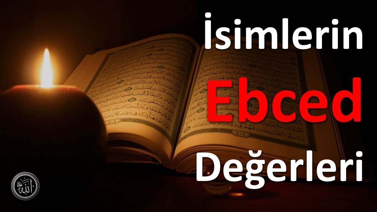 İsimlerin Ebced Değerleri