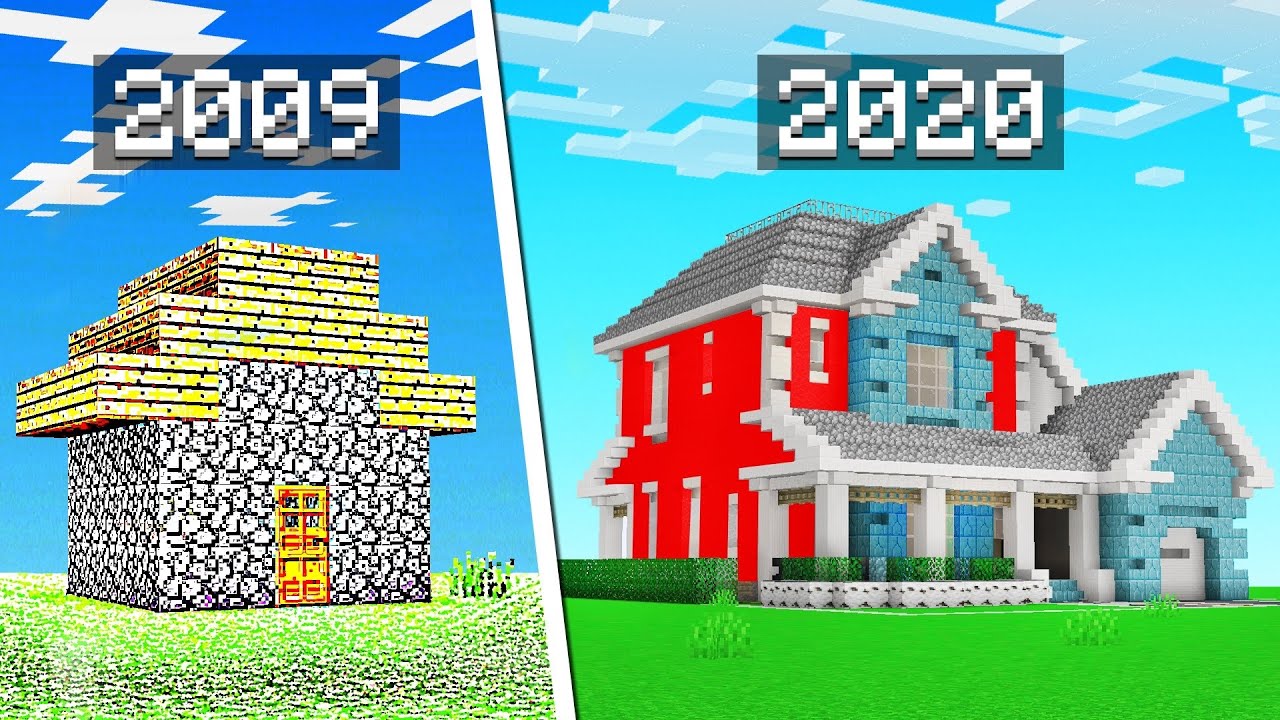 We Visited Our OLD ALPHA Minecraft WORLDS! (downgraded)