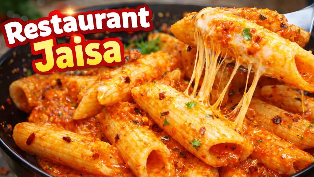 5 Minute Easy Pasta Recipe | Cheesy & Delicious Penne Pasta