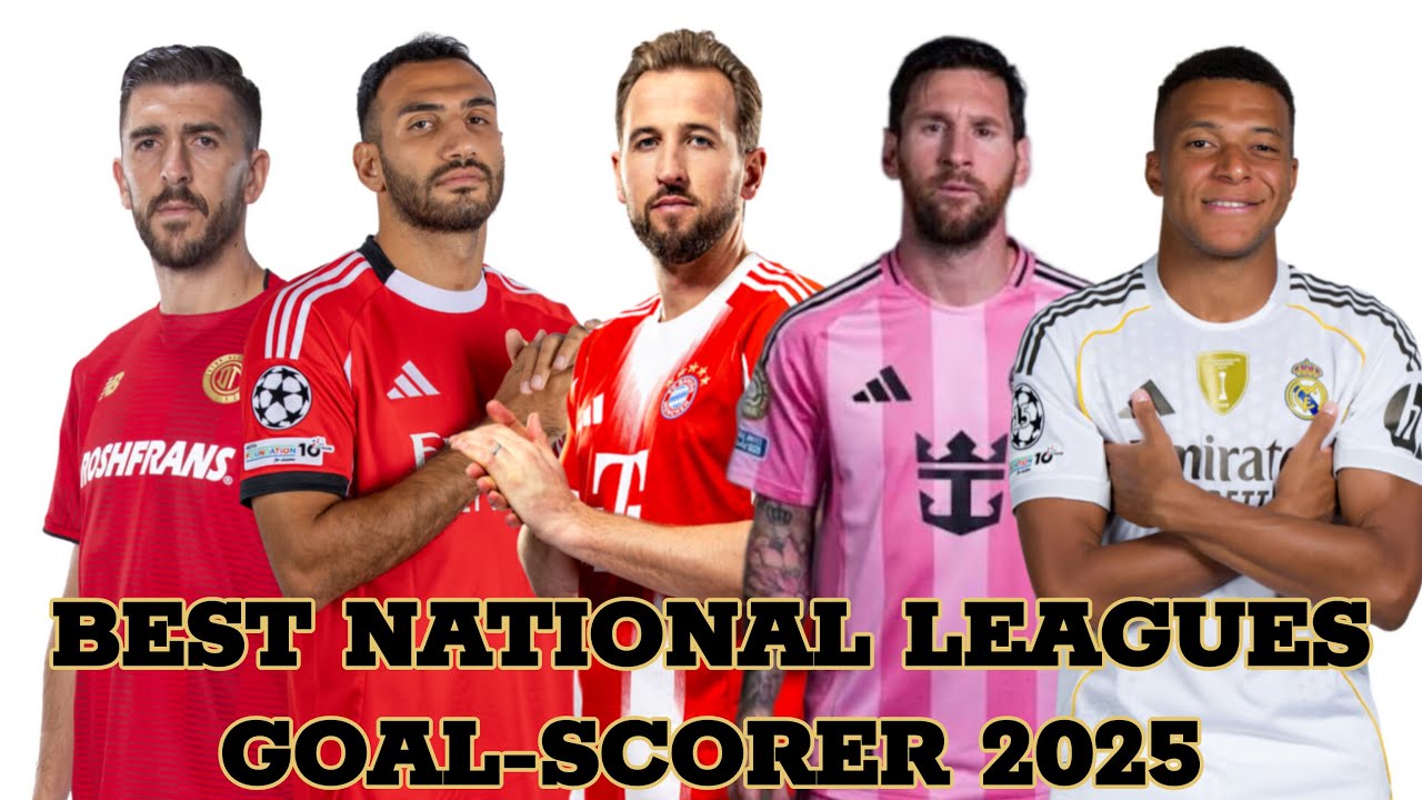 Best National Leagues Goal-Scorer 2025 #mbappe #messi #harrykane #ronaldo #erlinghaaland