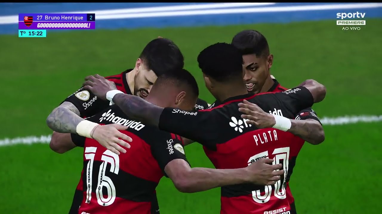 botafogo 1 x 3 flamengo
