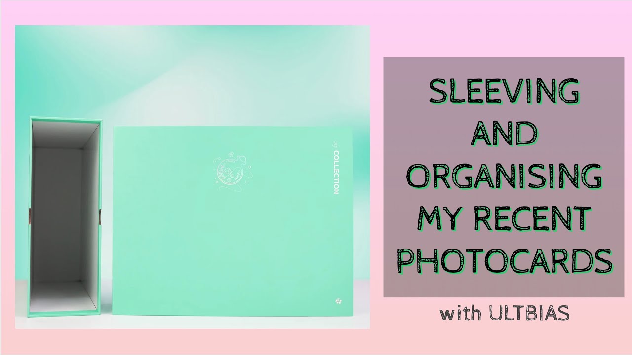 SLEEVING AND ORGANISING MY RECENT PHOTOCARDS with ULTBIAS | NCT WISH, SHINEE, TAEYEON