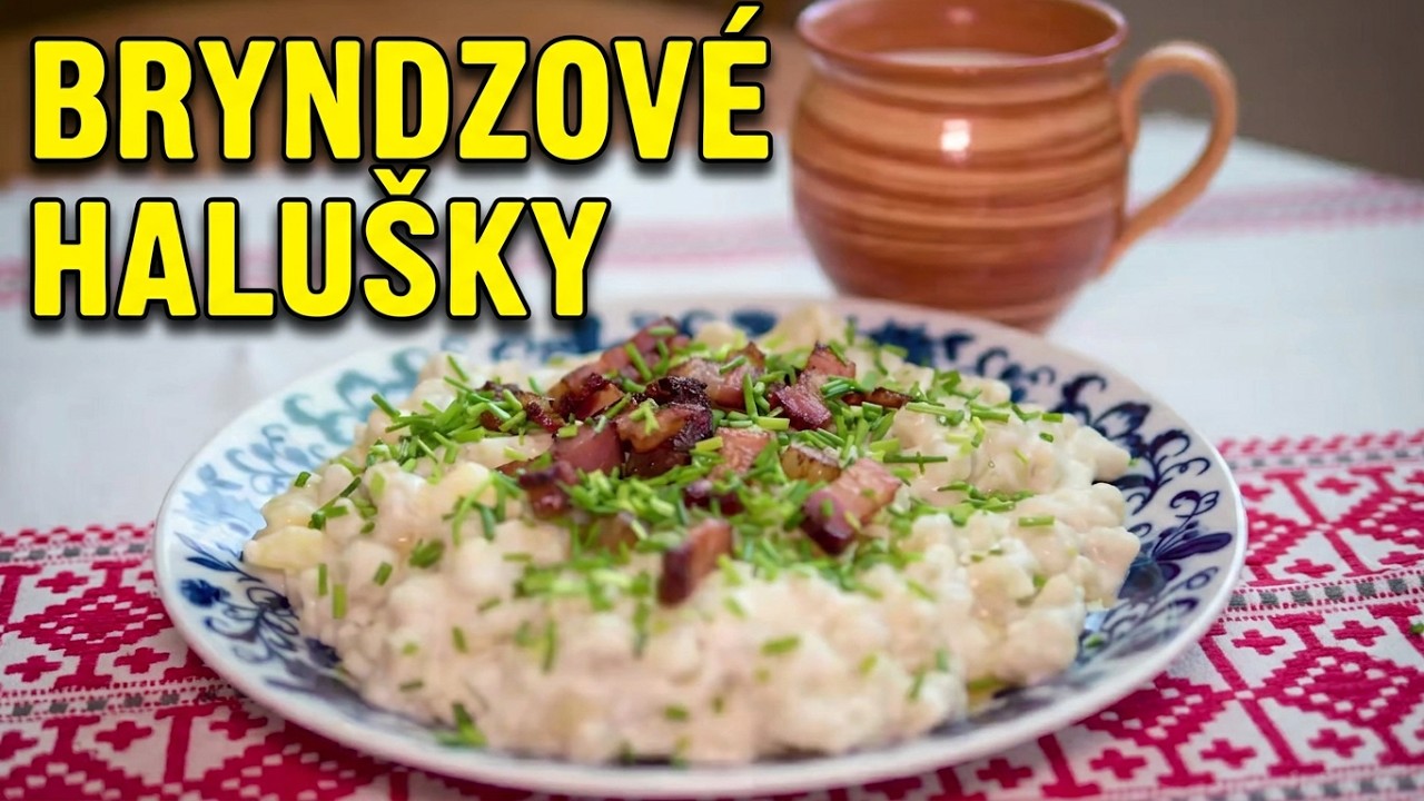 Bryndzové halušky so slaninou a pažítkou (titulky) 🇸🇰🐑 Dobré Recepty od Agi