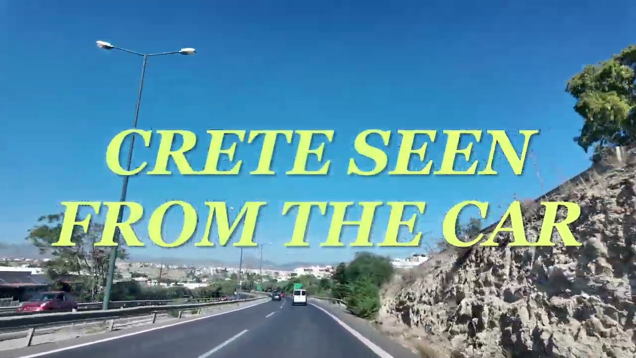 CRETE SEEN FROM THE CAR #travel #crete #beautiful #trip #automobile