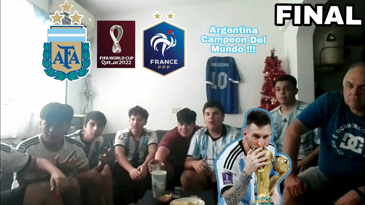 Argentina-Francia(3-3)[4-2] Reaccion Con Amigos [Fifa world Cup Qatar 2022] La Final Del Mundo !!!
