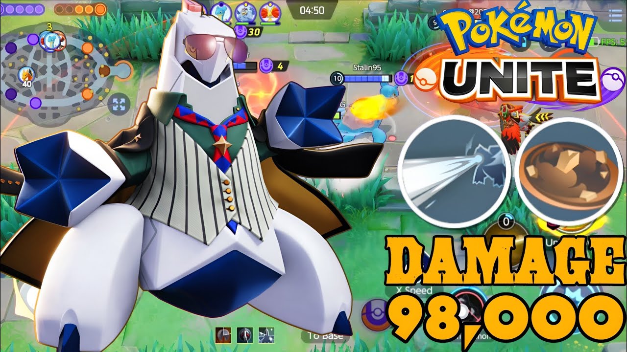 Pokemon Unite S33 DURALUDON 8 Kills Legend Solo Queue 98K Damage Random Gameplay Hindi 2026