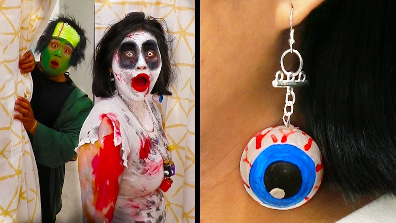 Halloween Zombie Makeup Treats & Costumes Idea Beauty Life Hacks | Crafty Hacks