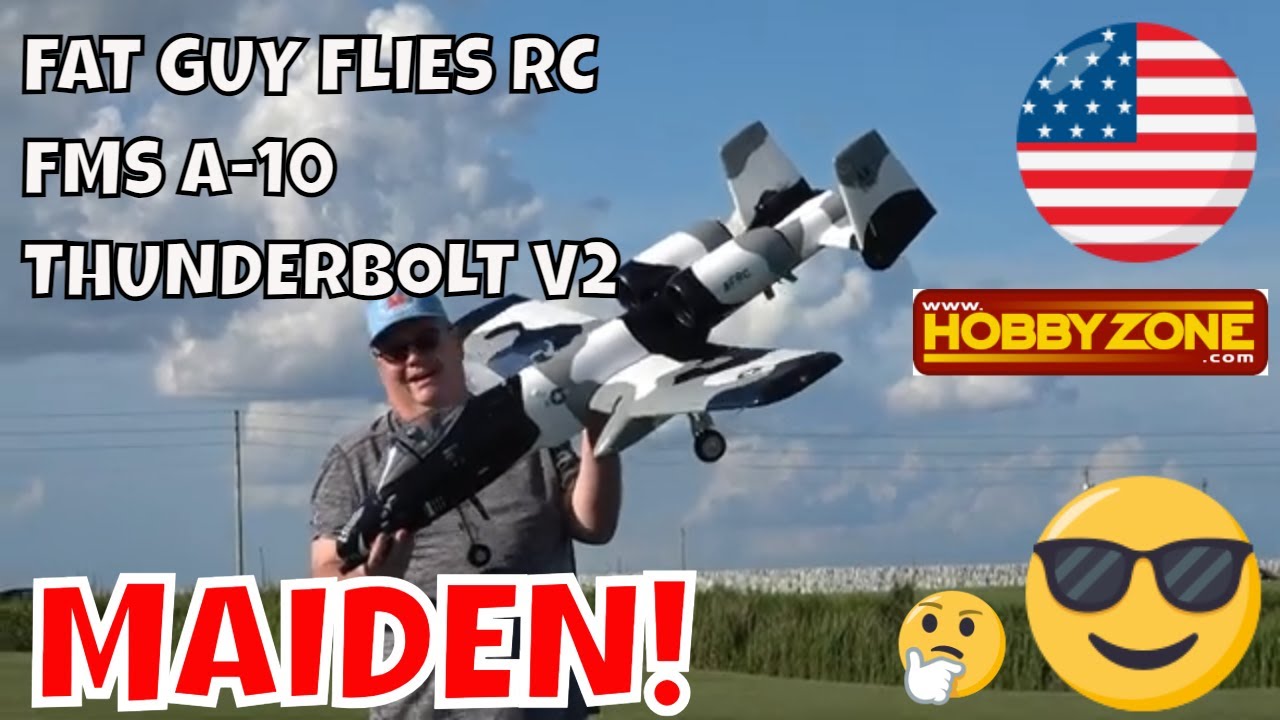 FMS A-10 THUNDERBOLT V2 70MM TWIN MAIDEN! by Fat Guy Flies RC