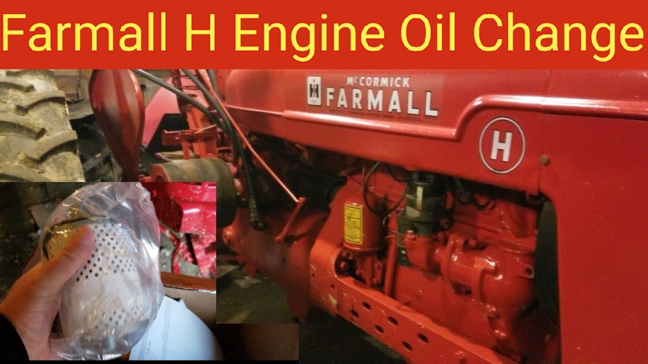 Farmall H Engine Oil Change