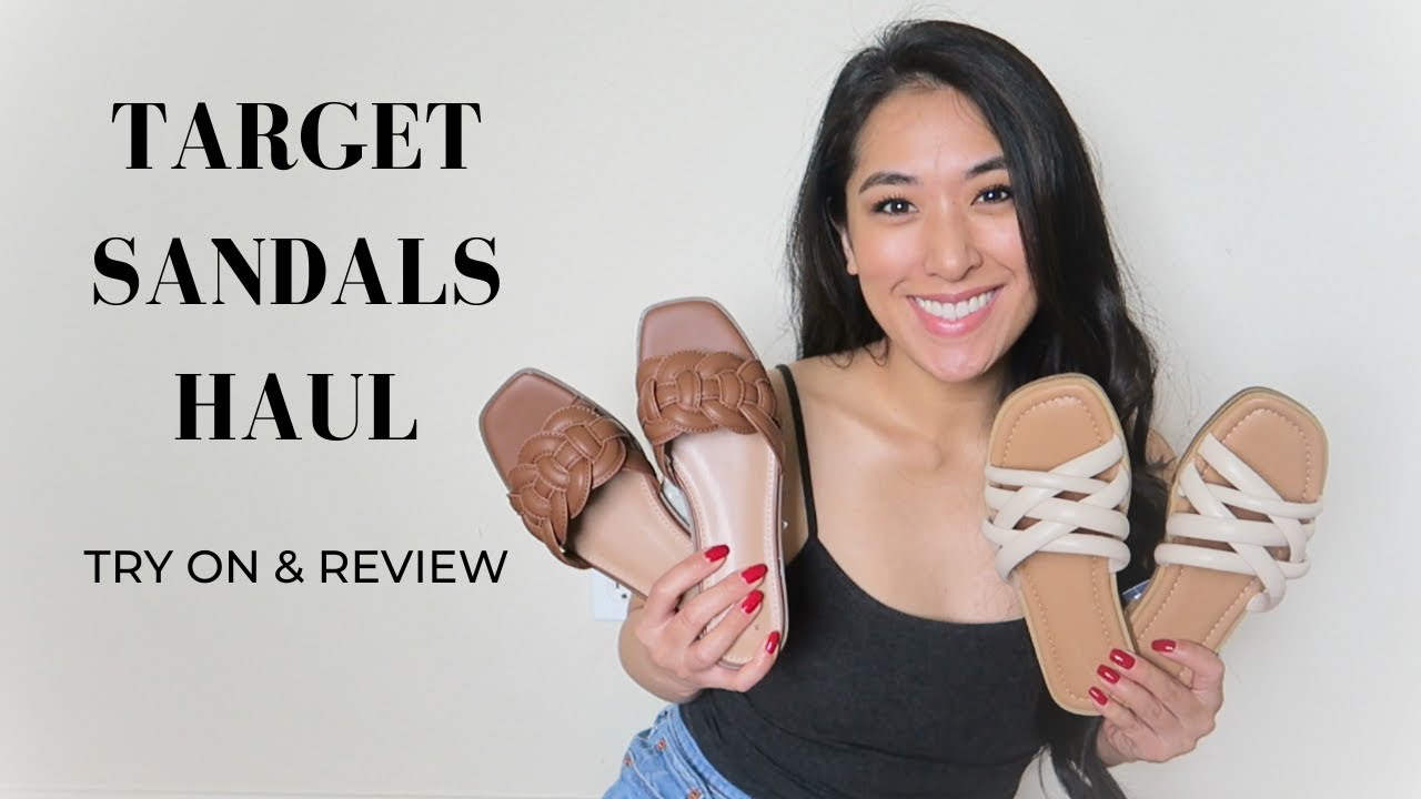 SANDAL TRY ON + REVIEW  |  TARGET HAUL