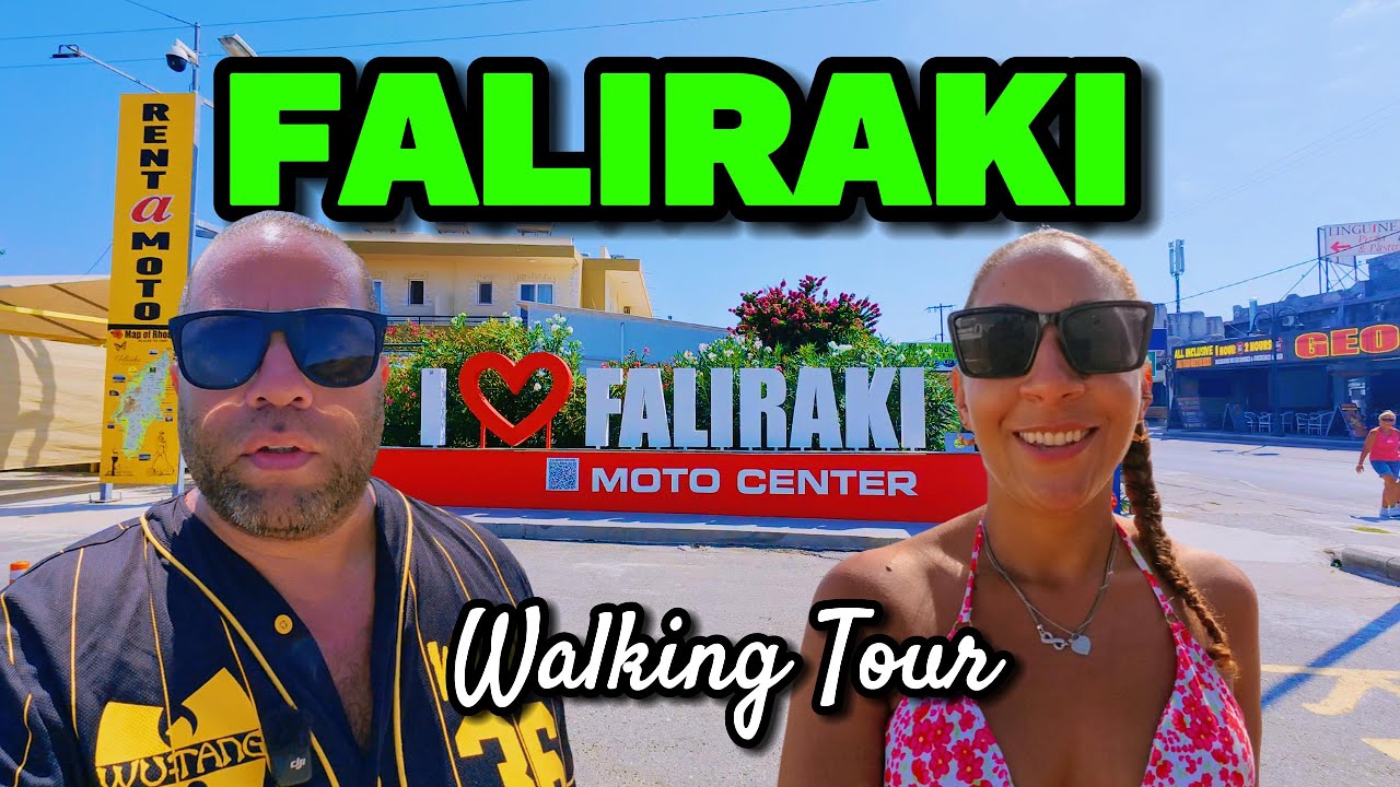 Join us as we take a 4pm Faliraki Walking Tour Rhodes Greece 2025 Summer