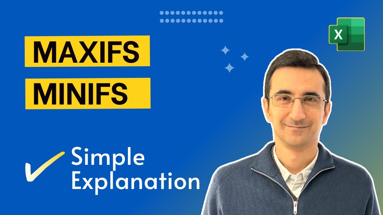 Master Excel's MAXIFS & MINIFS Functions in Minutes! [Easy Examples]