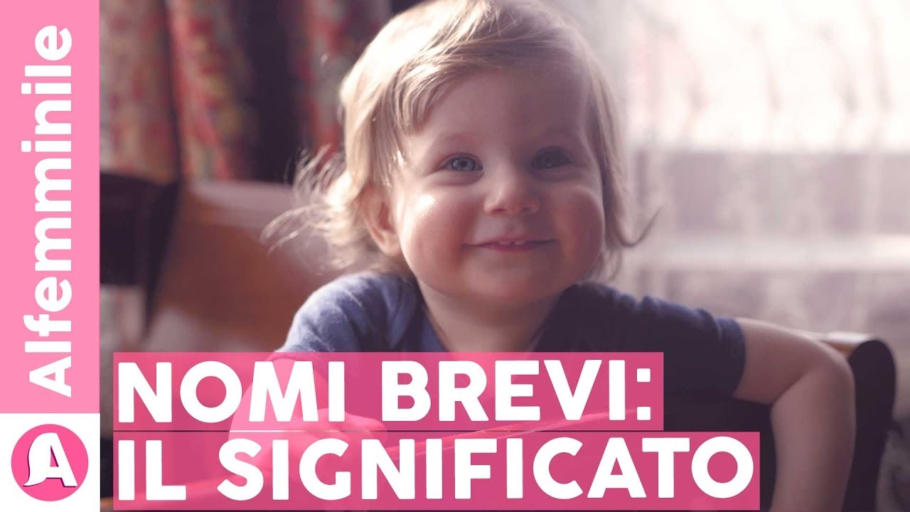 Questi NOMI BREVI hanno un bellissimo significato 👶🏻ALFEMMINILE