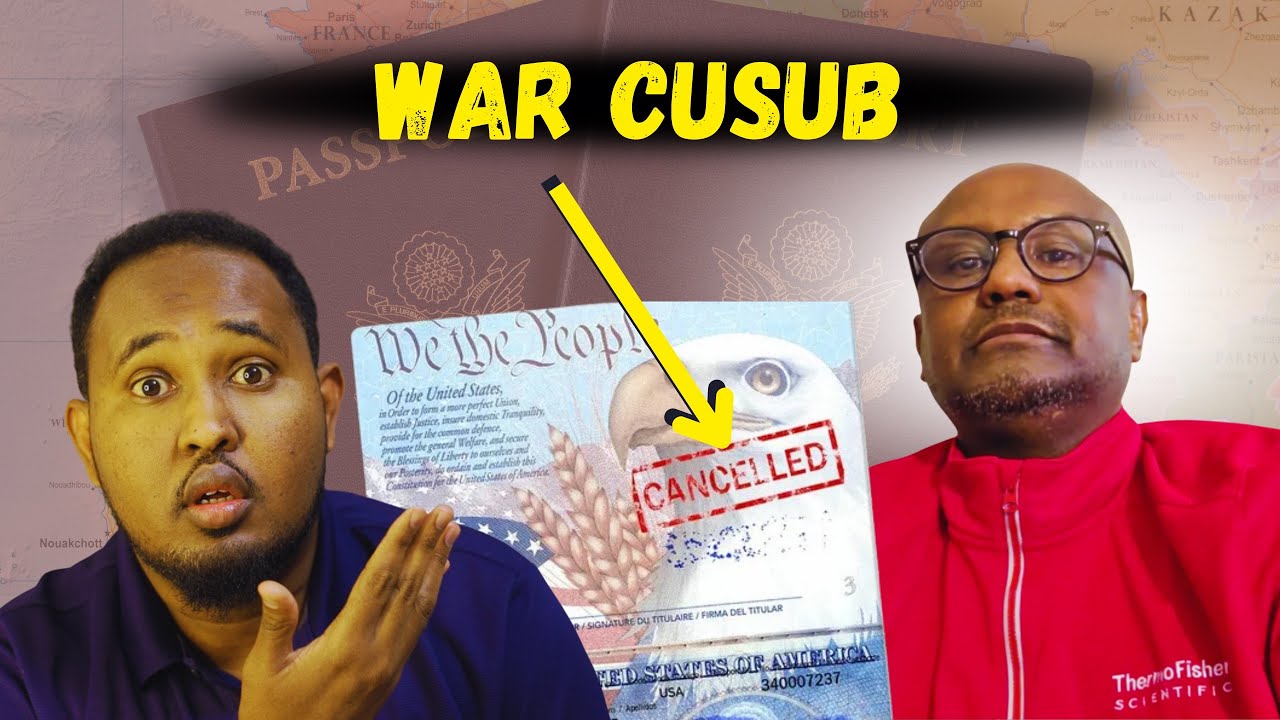 Nin Somali ah oo Passprtkii Maraykanka laga CANCEL gareeyay & Wixi ku dhacay? 