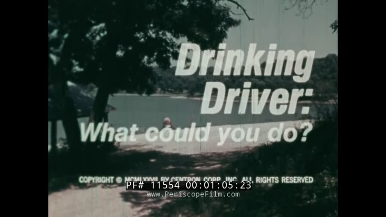 1970s TEEN DRUNK DRIVING PREVENTION FILM  