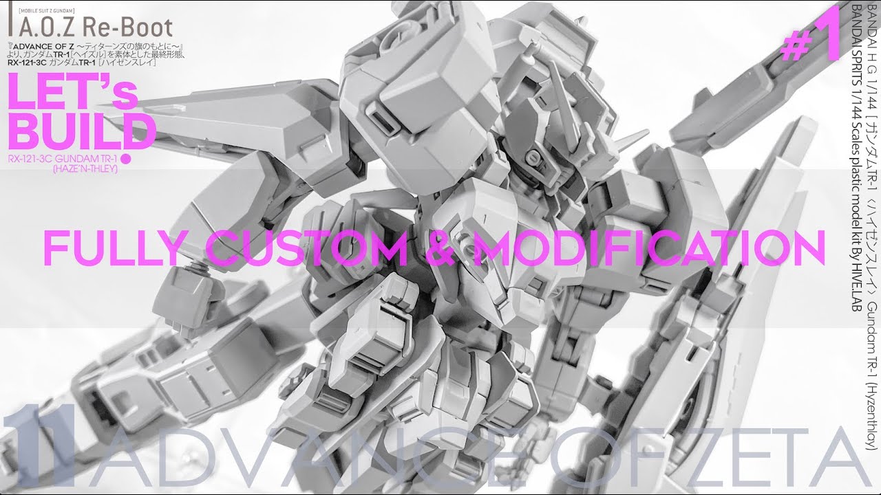 A.O.Z RX-121-3C Gundam TR-1 [Haze'n-Thley] ハイゼンスレイ Fully Custom  Part-1 #gundam #gunpla #AOZgundam