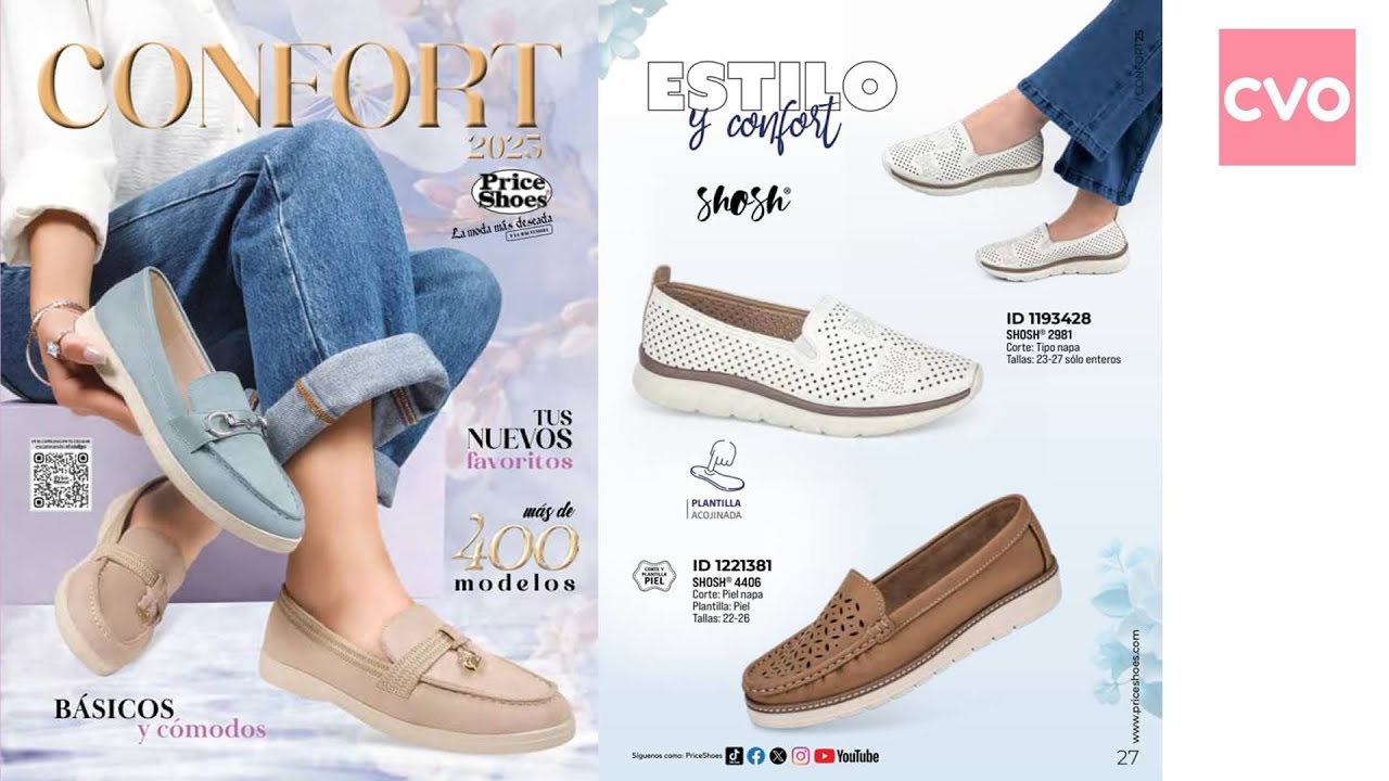 Cat&aacute;logo PRICE SHOES Confort 2025 - B&aacute;sicos y C&oacute;modos | M&aacute;s de 400 Modelos