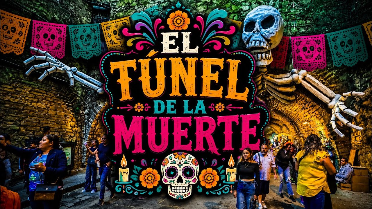 RECORRIDO por el Túnel de la Muerte 💀🧡🏵️💜 en GUANAJUATO. 🤩🙌