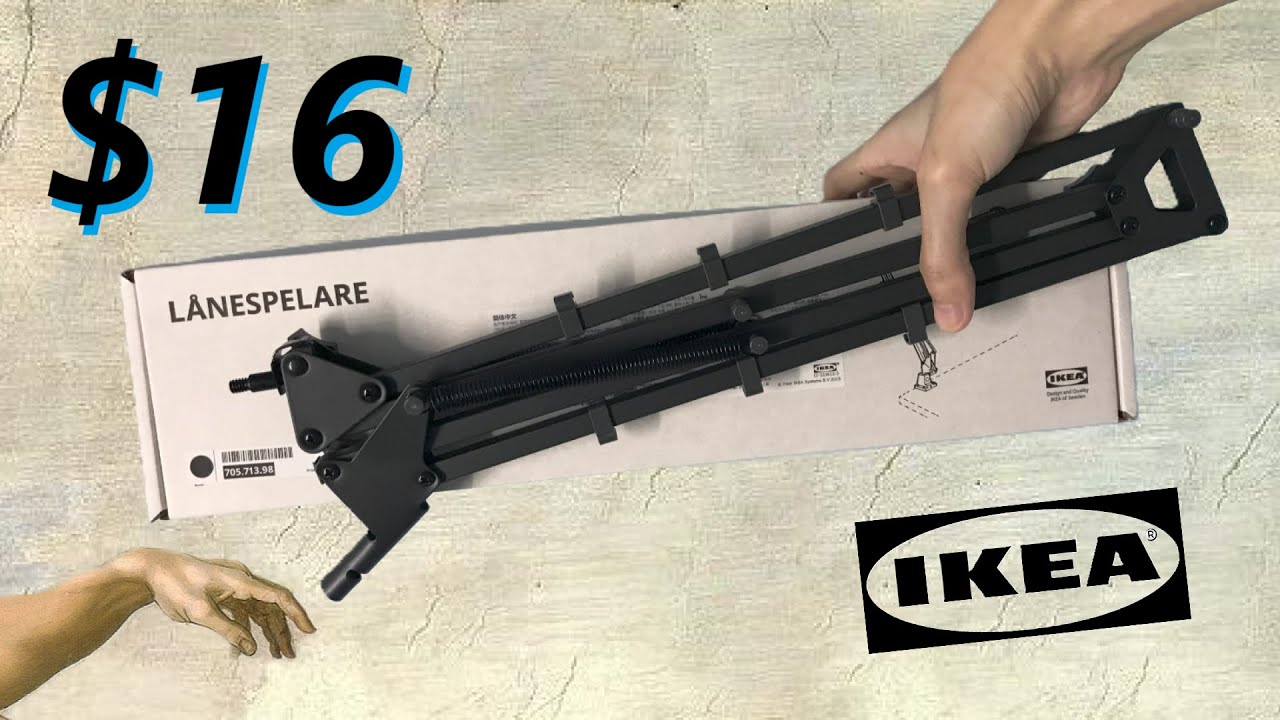 ONLY $16?! 🤯 THE OFFICIAL IKEA Microphone Arm