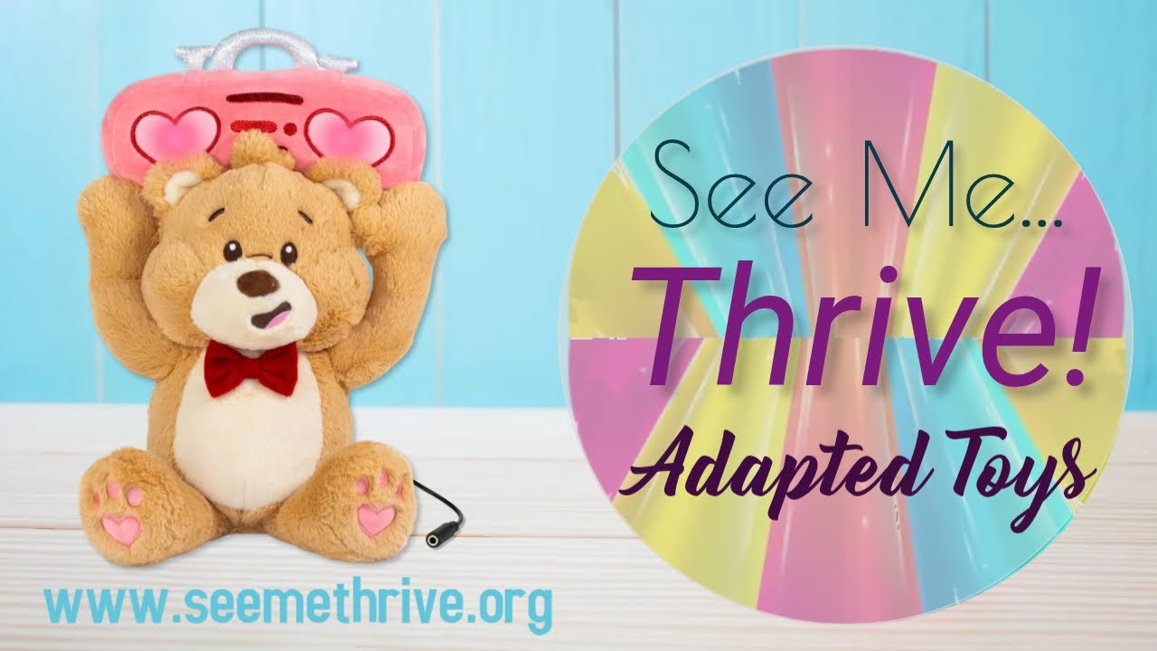 Switch-adapted Cuddle Barn Beary Be Mine Animated Plush