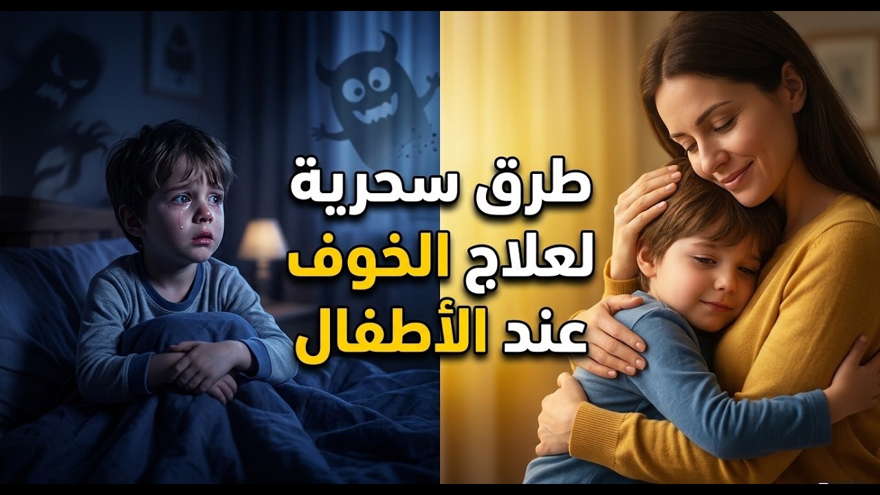 طرق سحرية لعلاج الخوف عند الأطفال