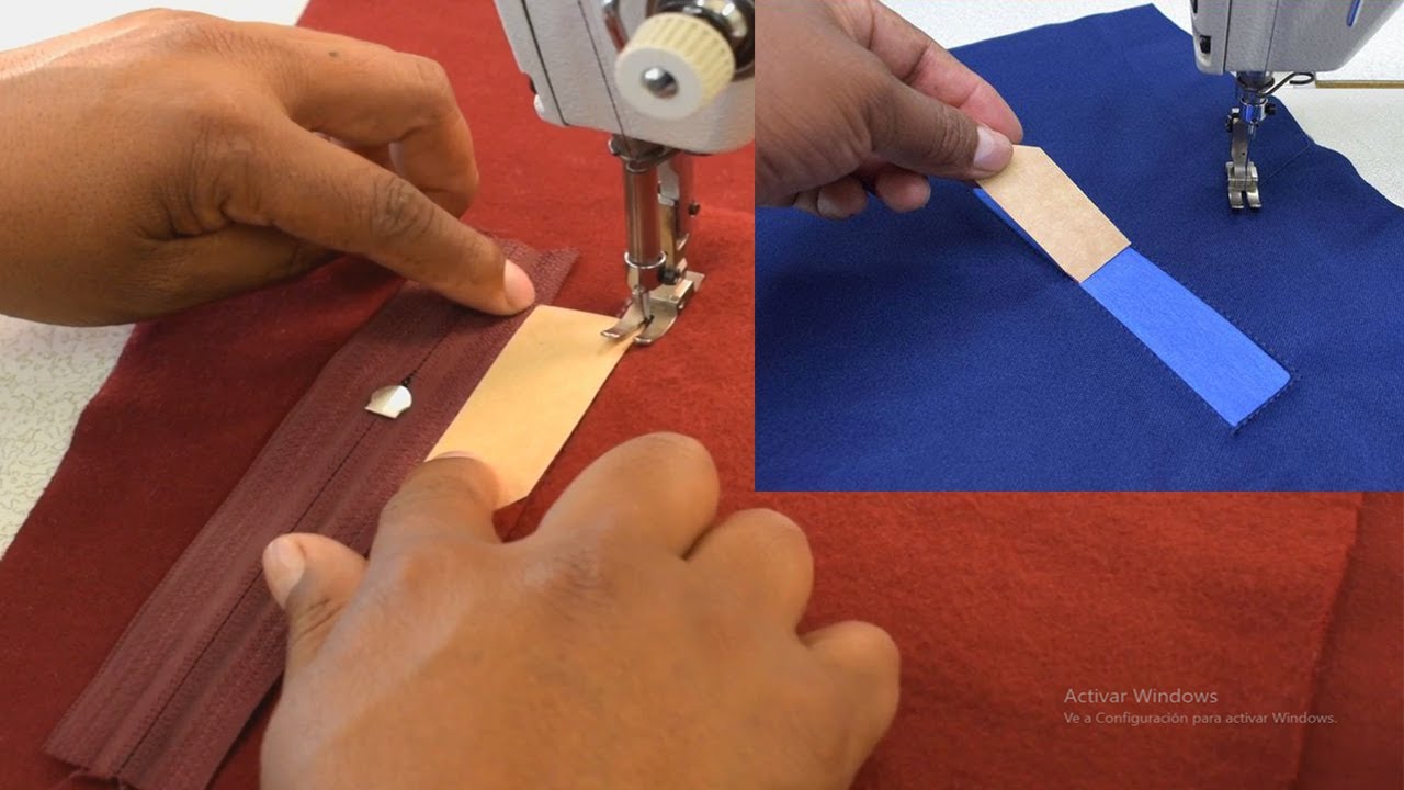 COMO HACER BOLSILLO CAJON REBETEADO CON CIERRE TRUCOS DE COSTURA/Tips De Confeccion