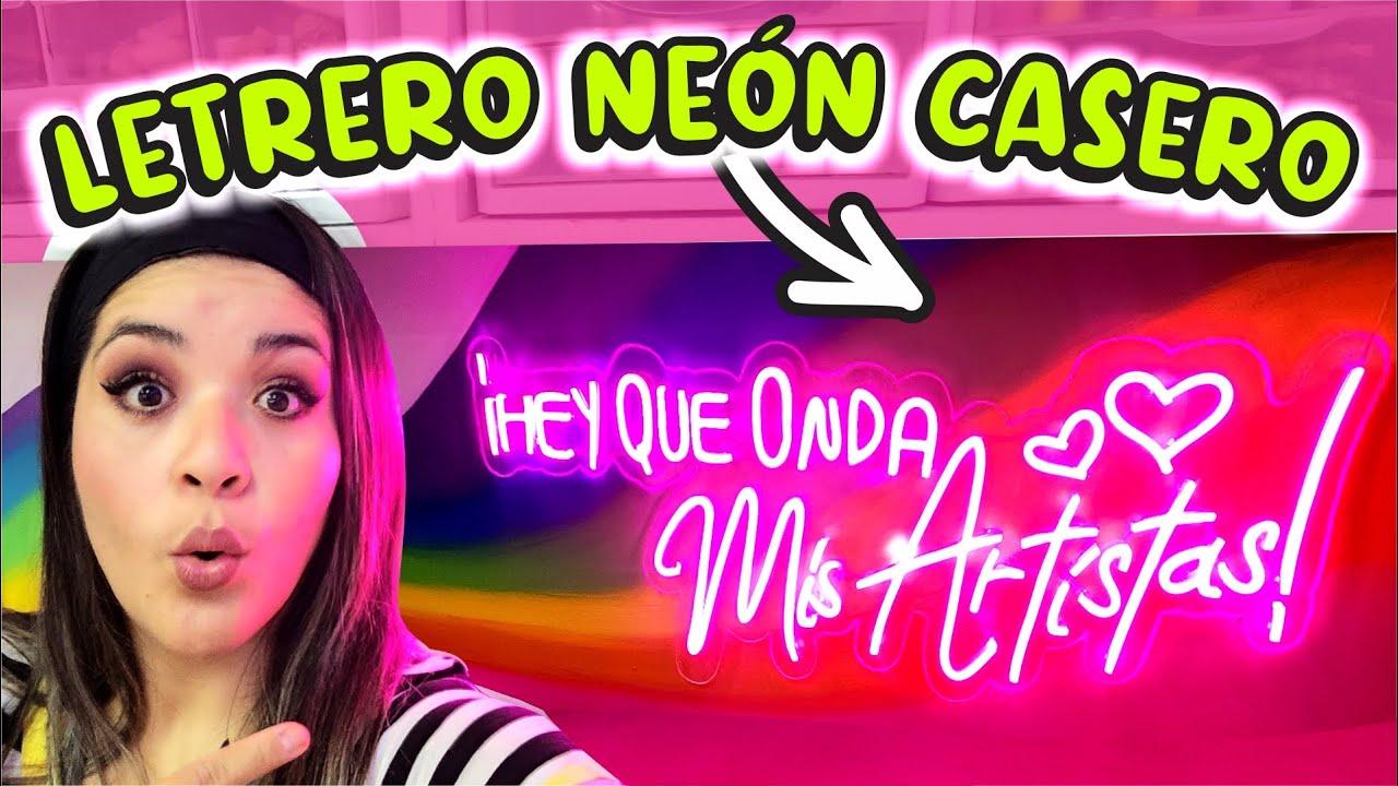 SAL DE POBRE con este NEGOCIO!... Haz LETREROS NEÓN Caseros SIN ACRÍLICO😱😱  | ⭐ Así o más fácil