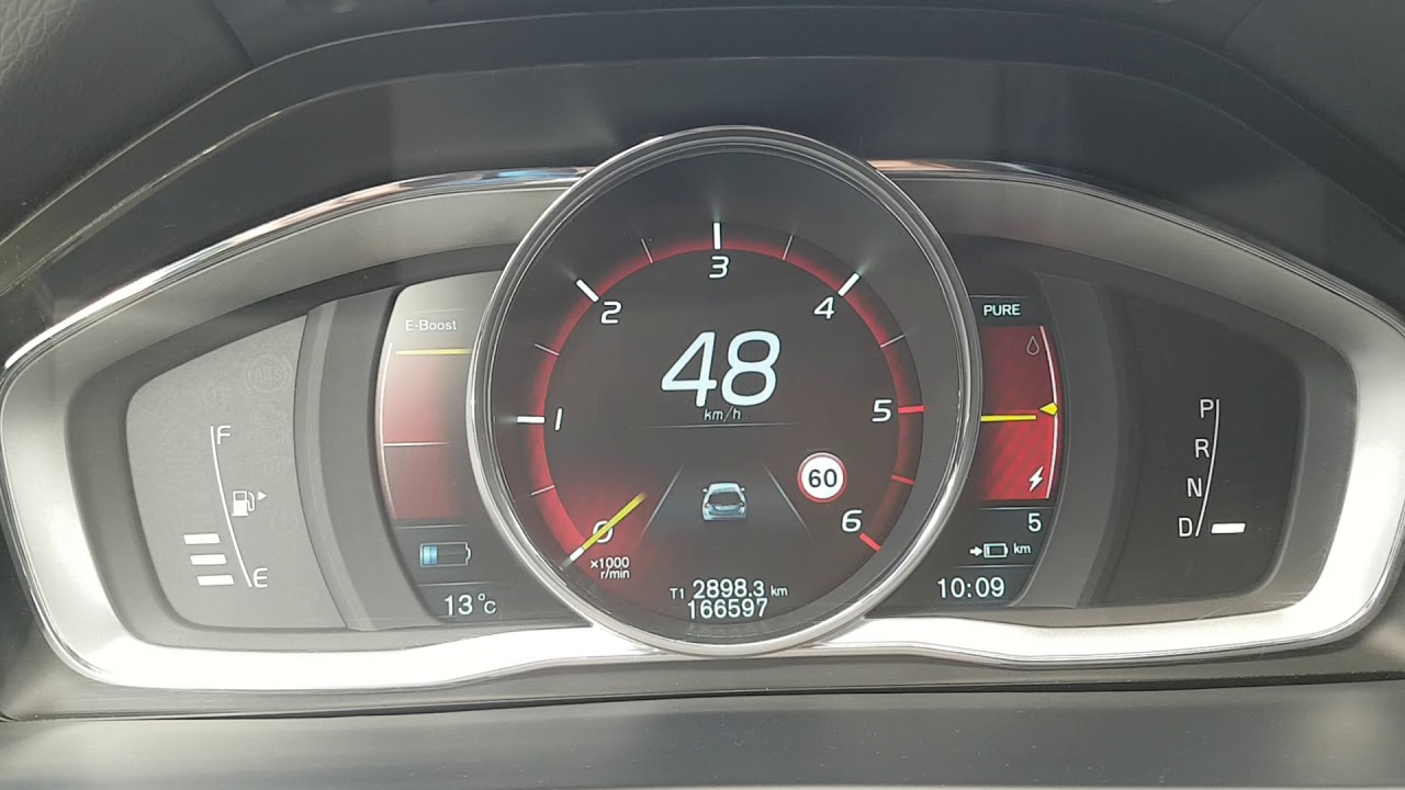 V60 D6 2014 Pure (electric) acceleration 0-100 km/h