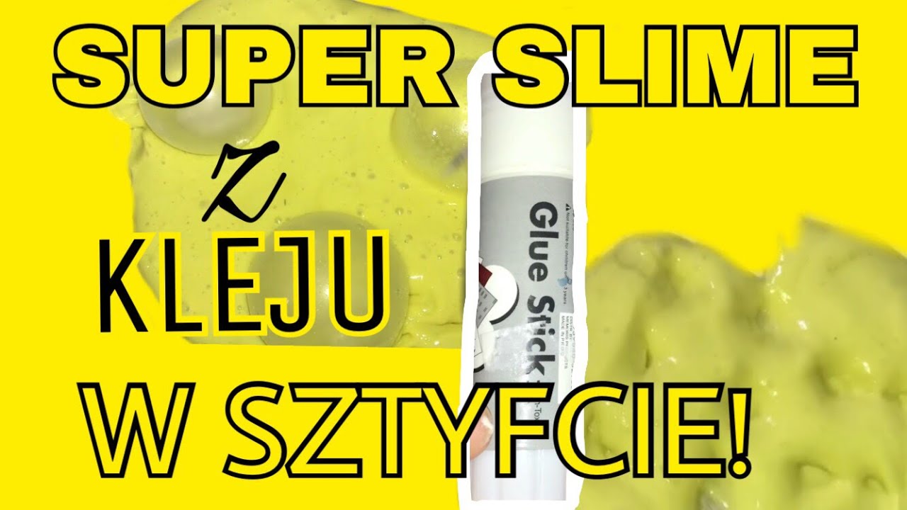 DIY GLOSSY SLIME Z KLEJU W SZTYFCIE