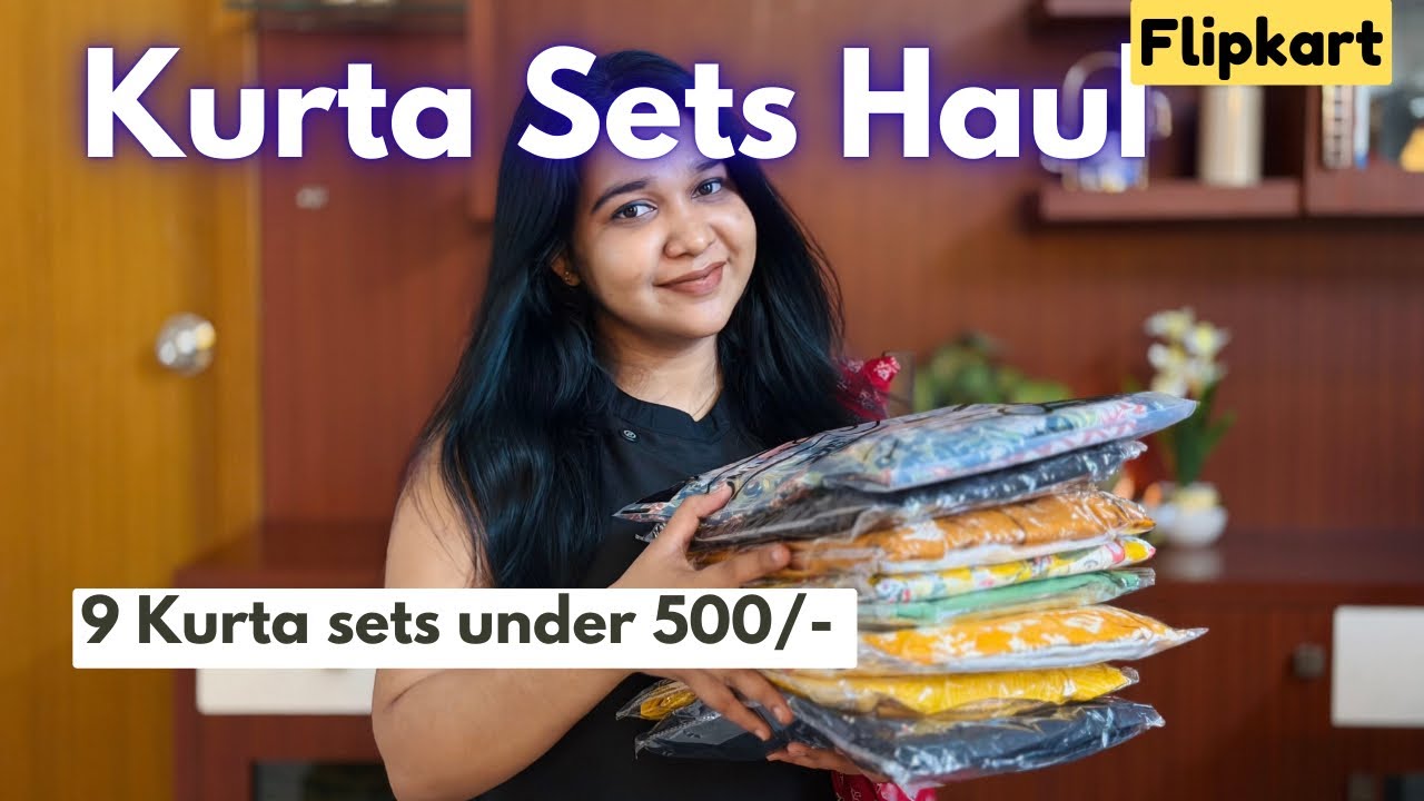 Huge Flipkart Kurta Sets Haul | Under 500 | Dailywear / Casualwear
