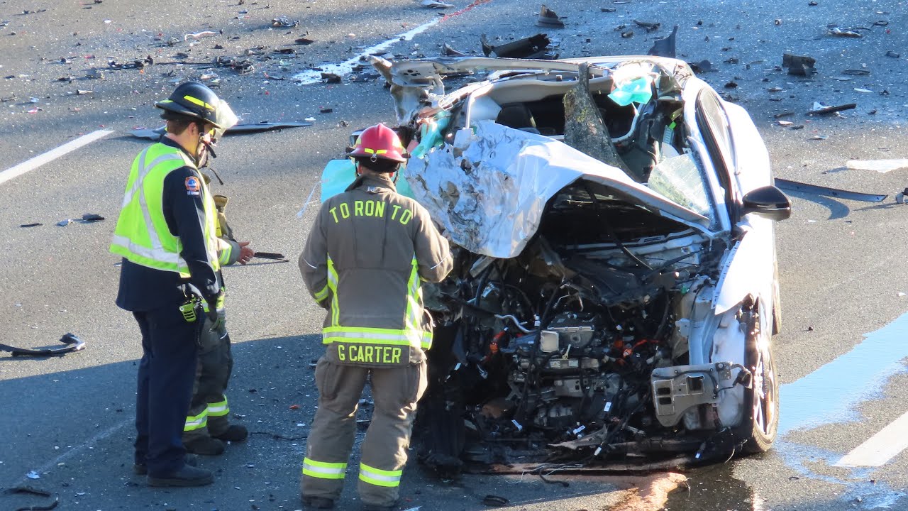 Highway 401 Closed After Huge Crash Toronto 