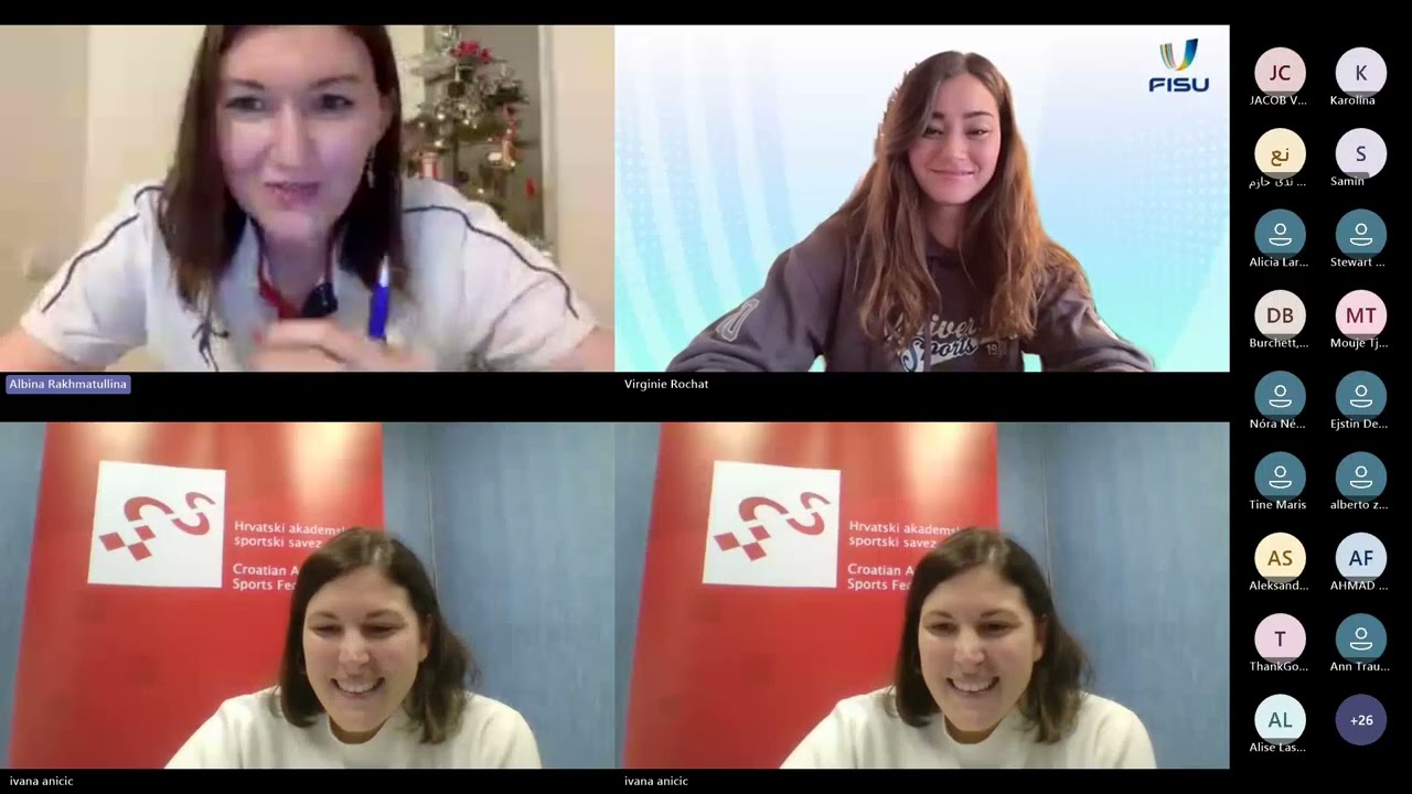 FISU Educational session Volunteer management and Seasons greetings -Recording December