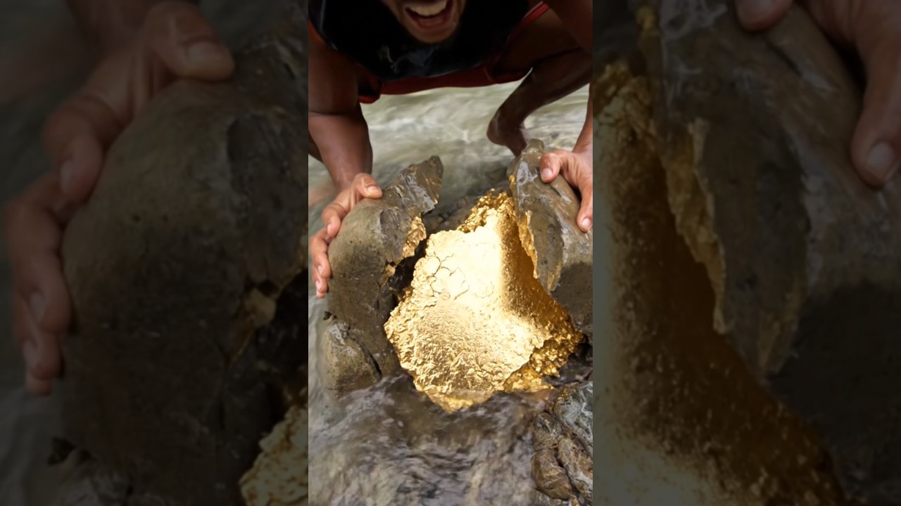 Finding Super Luxurious And Valuable Gold Nuggets #golddiscovery #findgold #goldnuggets