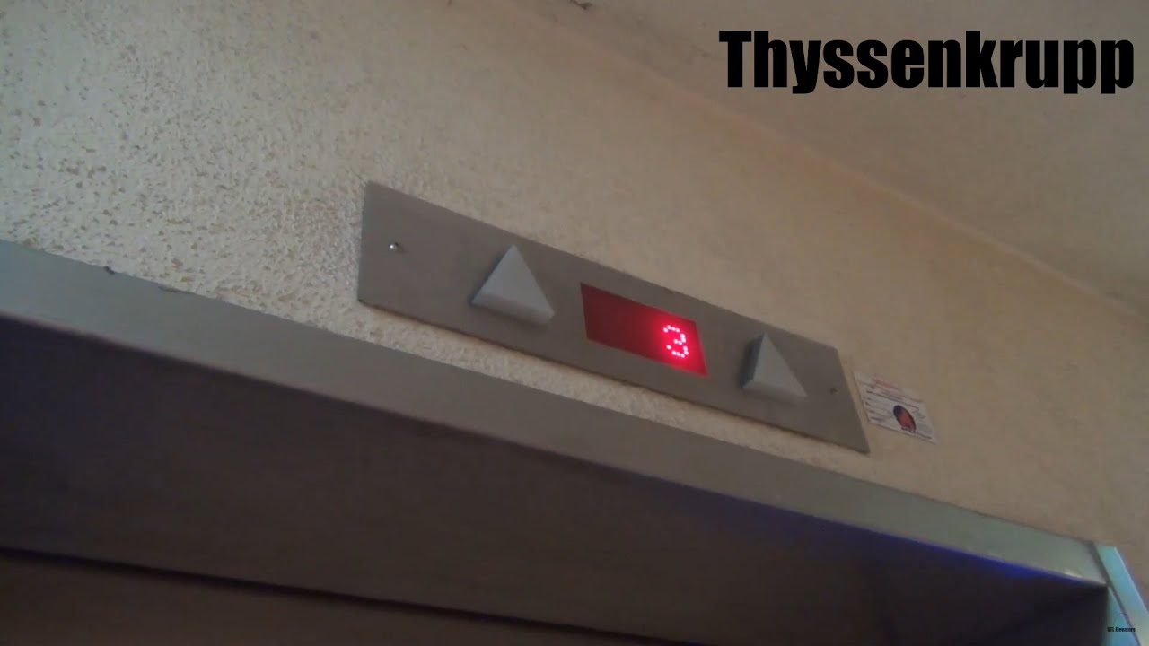 Glass Thyssenkrupp Hydraulic Elevators at the UTSA Garage in San Antonio, TX