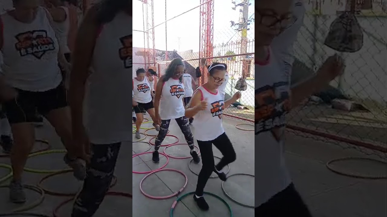 Ginástica nos Bairros.