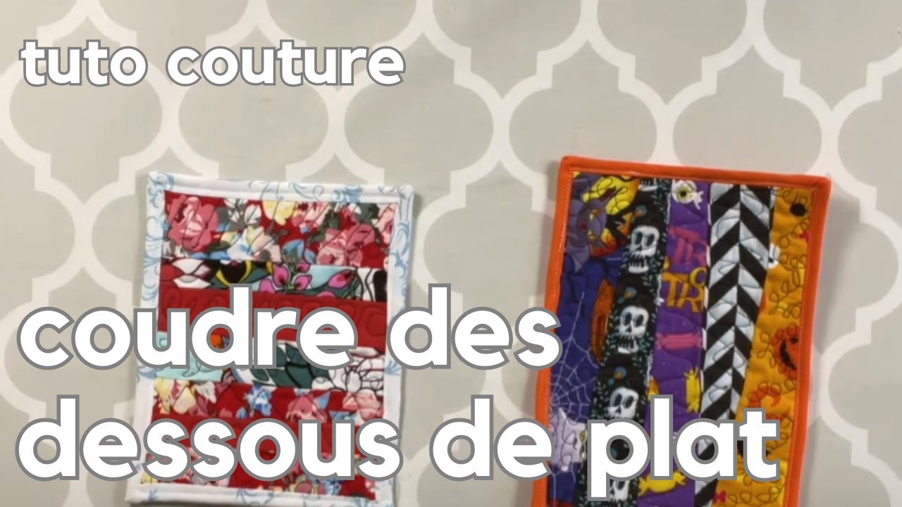 Tuto couture facile : le dessous de plat