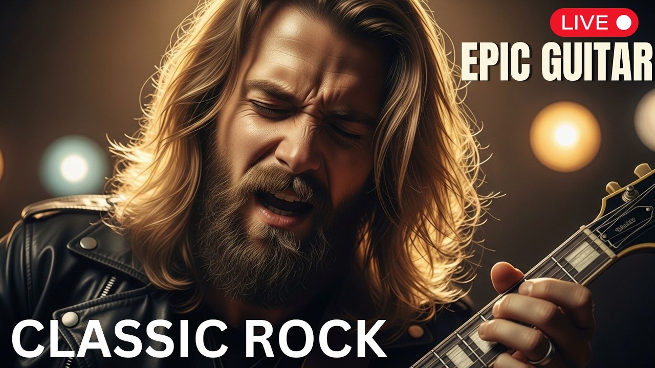 Epic Classic Rock Guitar Songs 🎸 Best Rock & Legendary Solos