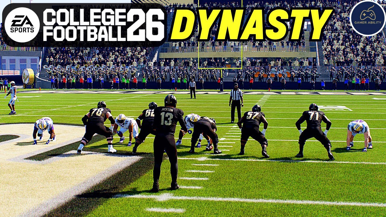 College Football 26 Dynasty Mode Part 19! Purdue vs Washington!