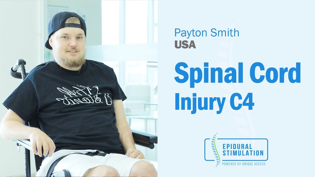 C4 Spinal Cord Injury Patient Payton from America Shares His Improvements After Epidural Stimulation