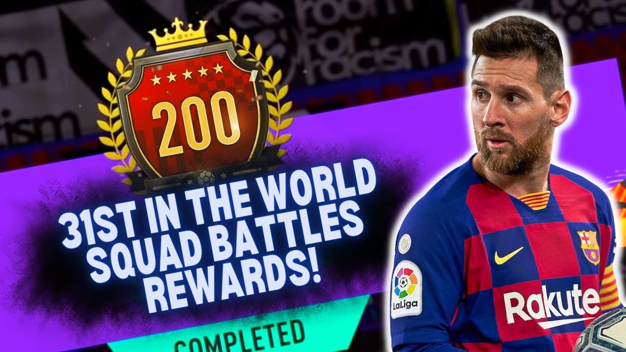 TOP 200 SQUAD BATTLES REWARDS!! 31ST IN THE WORLD!! FIFA 21 ULTIMATE TEAM!!