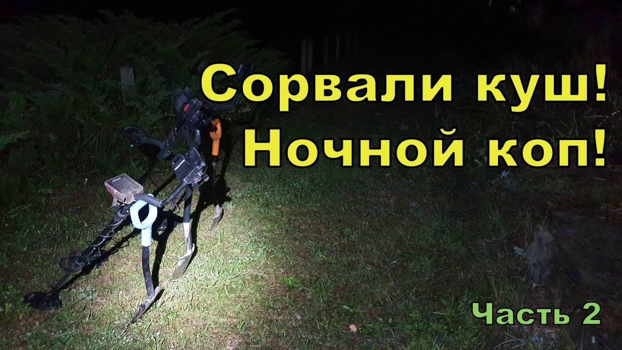 Сорвали куш на ночном копе! Поиск золота с NOKTA Anfibio Multi! Фильм 167
