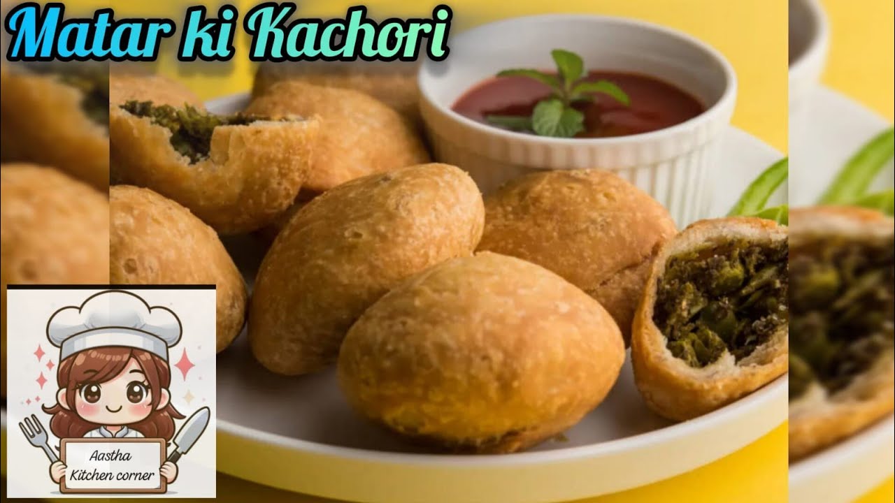 Matar kachori Recipe| हरे मटर की कचोरी| खस्ता मटर कचोरी बनाने का आसान तरीका| Aastha kitchen corner