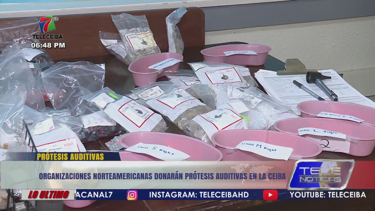 Organizaciones norteamericanas donarán prótesis auditivas en La Ceiba