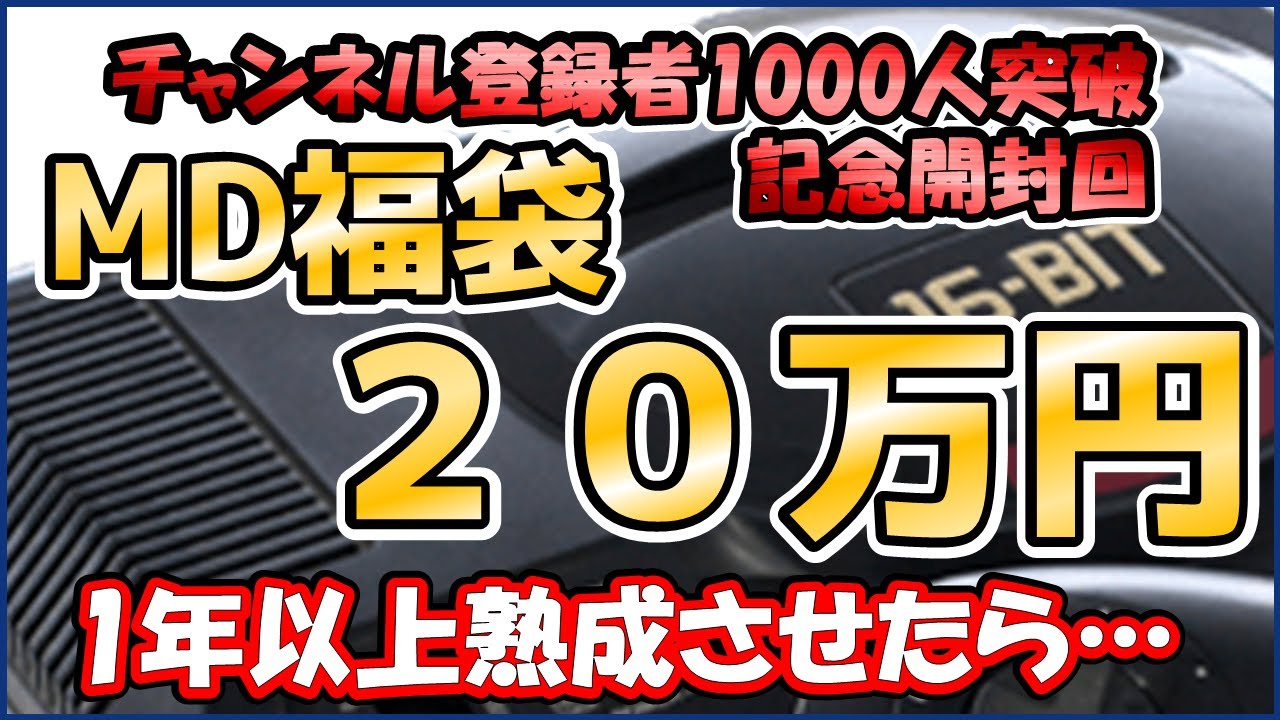 1年熟成 高額福袋開封‼️ＭＤ10本セット20万円【【レトロゲーム】駿河屋 アルパーク北棟店】