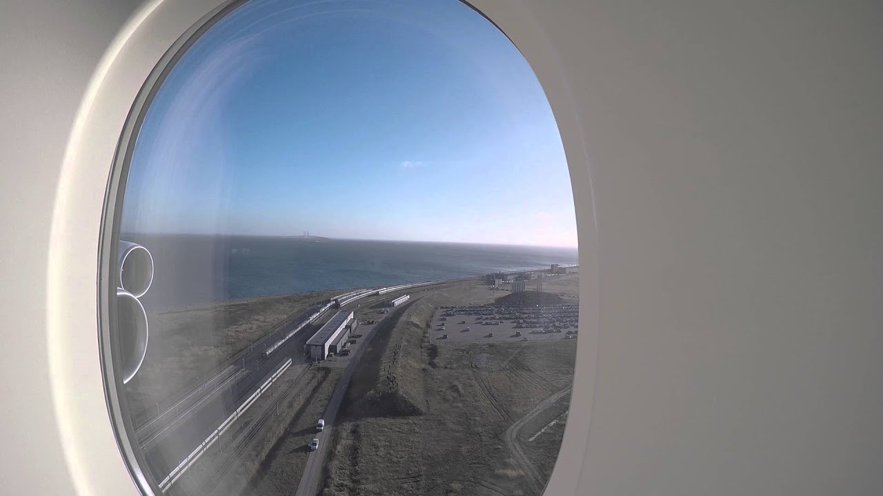 Emirates A380 First landing in Copenhagen