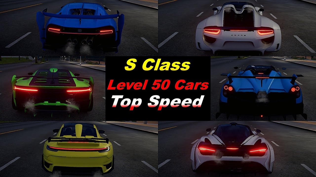 Drive Zone Online || S Class Level 50 Cars Top Speed 