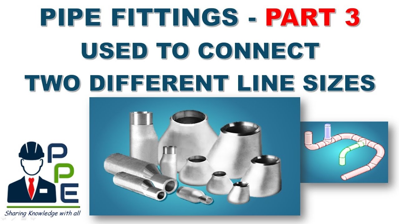 Pipe Fittings- Part-3 Used for Changing Line Size I Pipe Fitting