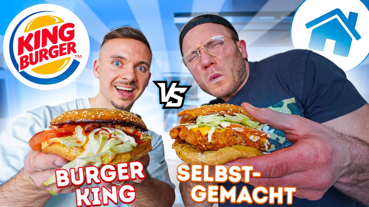 Burger King vs. Selbstgemacht - Was schmeckt besser? (mit Holle)